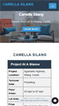 Mobile Screenshot of camellahomessilang.com